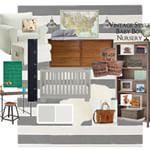 Getting ready to clean and organize and get rid of stuff so that I can start putting together the baby's room. #nursery #moodboard #interiordesign #design #decor