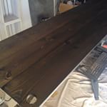 Finishing up my new desk/craft space today. My husband made this over the weekend and it fits perfectly in our guest room closet! Can't wait to show you the final result! #newoffice #diy #office #crafts #guestroom #roommakeover #interiordesign #decorate