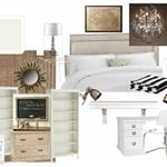 My guest room makeover plans are on the blog today! #linkinprofile #interiordesign #style #moodboard #decor #vintagestyle #farmhousestyle #vintagemodern