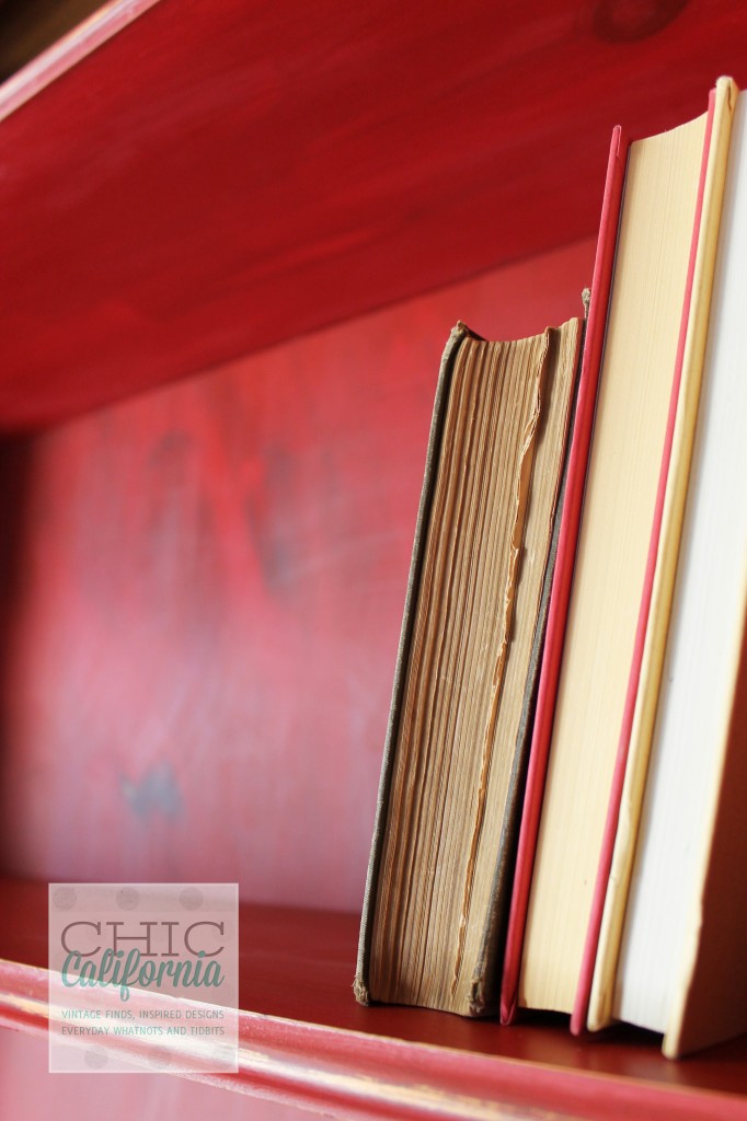 red desk
