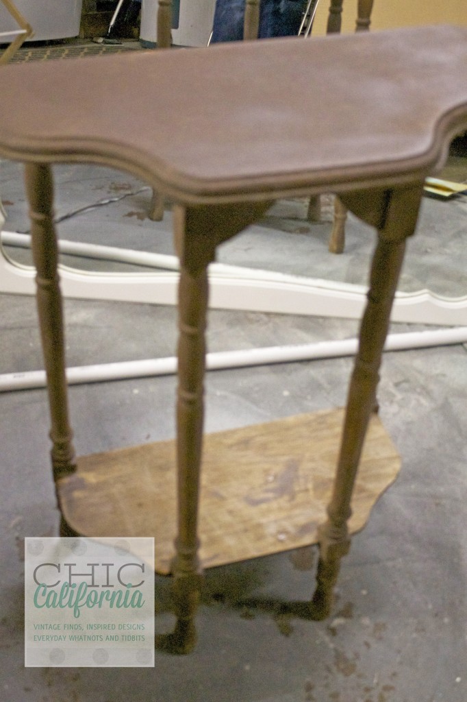 Union Jack Table Before