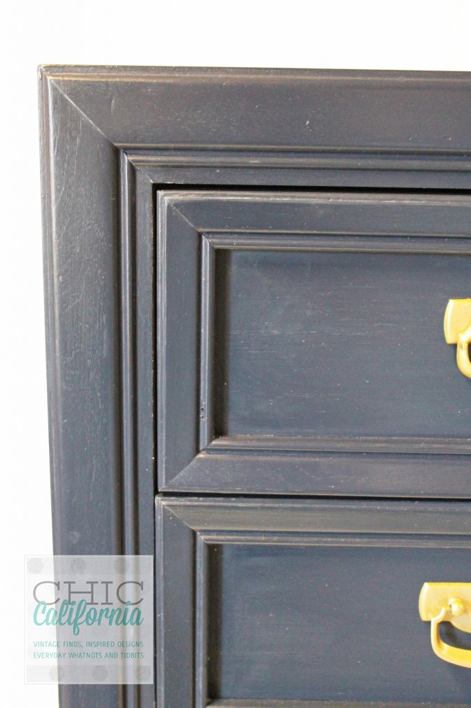 front corner coastal blue dresser