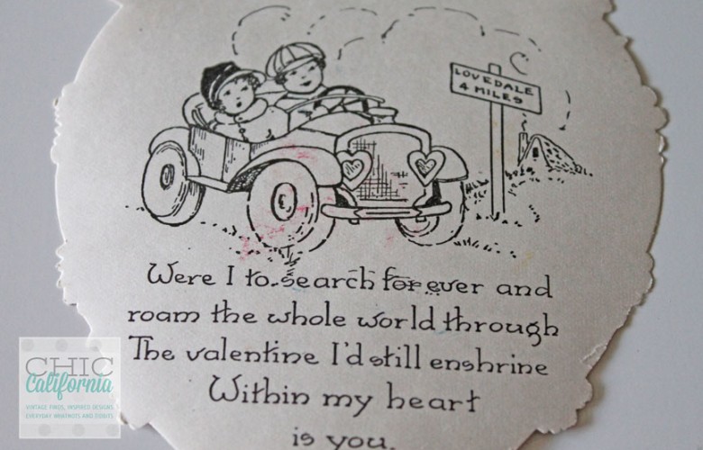Easy Vintage Valentine’s Craft
