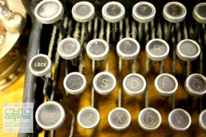 typewriter keys