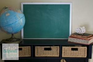 green chalkboard