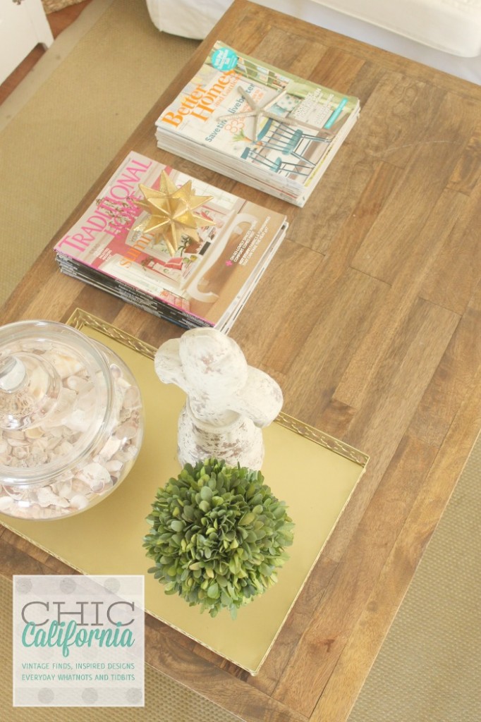 coffee table arrangement