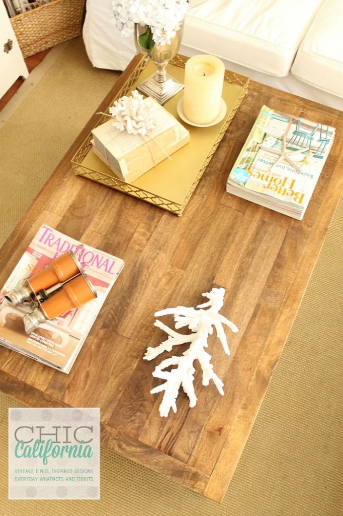coffee table arrangement