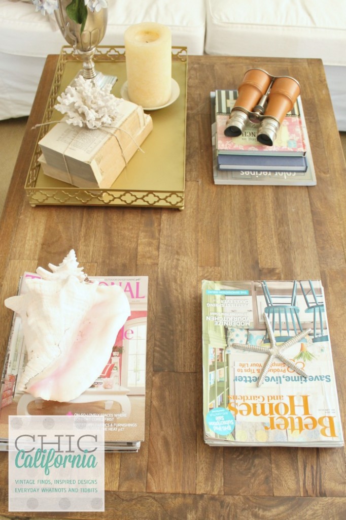 coffee table styling