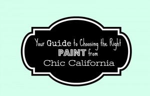 Choosing the right paint