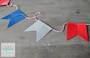 Red White and Blue 4th of July Banner