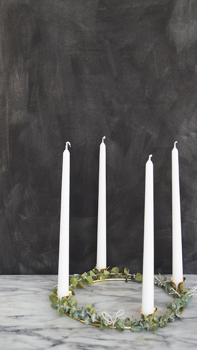 diy advent wreath
