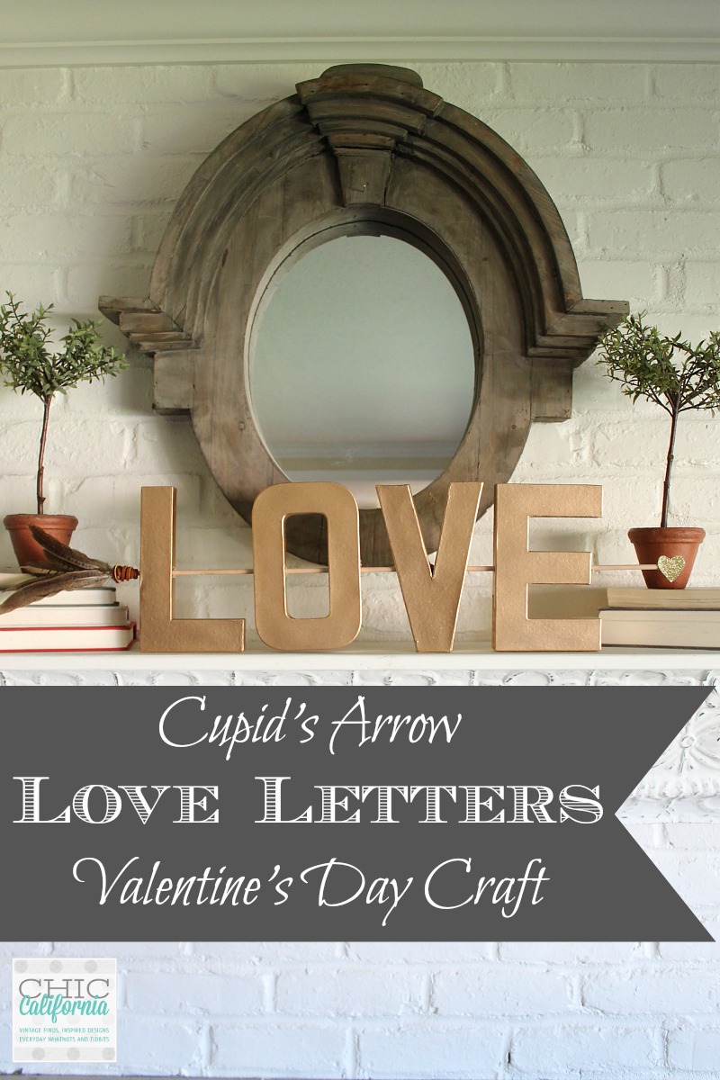 Cupid's Arrow Love Letters Valentines Day Craft