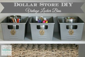 dollar store locker bins featured image