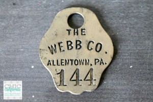 vintage pewter tag featured image